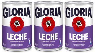 Gloria lanza una nueva leche evaporada entera de etiqueta morada ante el cambio de reglamento