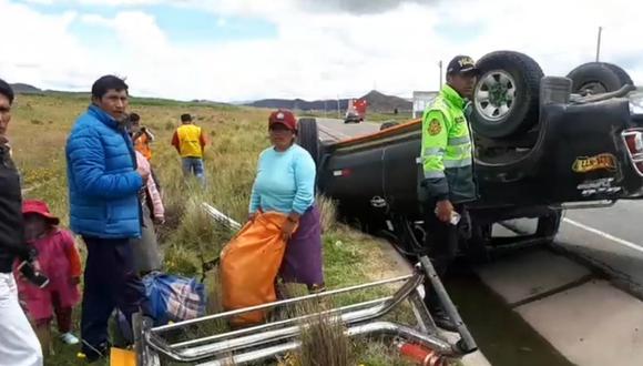 Racha de accidentes dejó tres fallecidos y dos heridos en Azángaro (GEC)