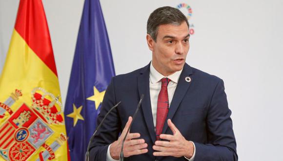 El presidente del Gobierno, Pedro Sánchez, interviene en la presentación de la iniciativa "España Digital 2025", en el Palacio de la Moncloa, en Madrid. (Foto: Archivo/EFE/ Emilio Naranjo).