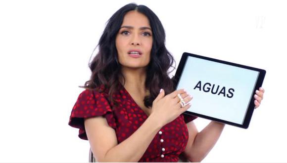 Salma Hayek explica algunas expresiones mexicanas en YouTube