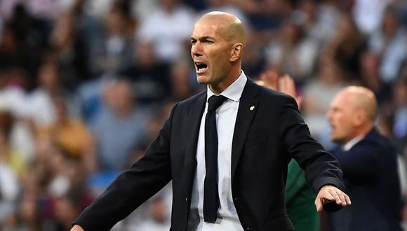 Zinedine Zidane, entrenador del Real Madrid. (Foto: AFP)