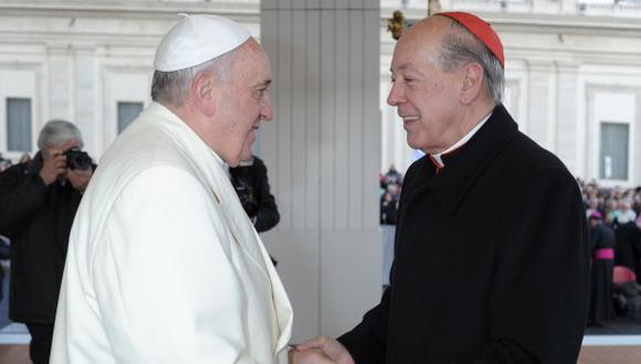 Papa Francisco saludó al cardenal Cipriani por sus 70 años