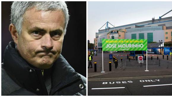 Mourinho: la cómica bienvenida que recibió en Stamford Bridge