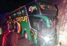 Tarma: bus interprovincial colisiona contra cerro y deja 33 heridos