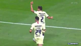 América vs. Monterrey: Luis Fuentes aprovechó rebote de Barovero para convertir el 1-0 | VIDEO