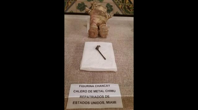 Manto Paracas y otras piezas arqueológicas recuperadas [Fotos] - 8