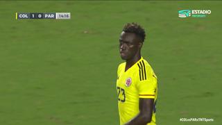 Cabezazo de Davinson Sánchez para firmar el 1-0 de Colombia en amistoso frente a Paraguay | VIDEO