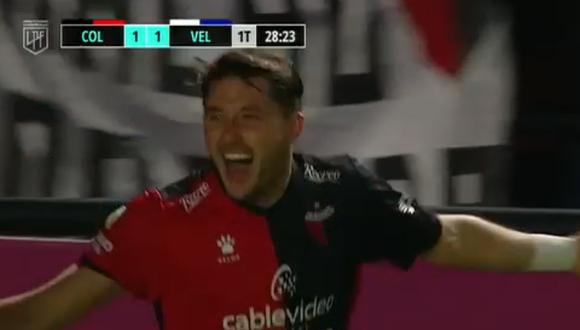 Facundo Garcés aprovechó un rebote para marcar el empate. Foto: Captura de pantalla de ESPN.