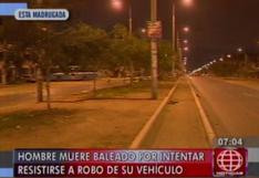 Los Olivos: hombre es asesinado al resistirse a robo de su vehículo
