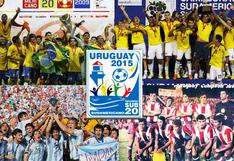 Sudamericano Sub 20: Estadísticas del torneo desde 1954-2013