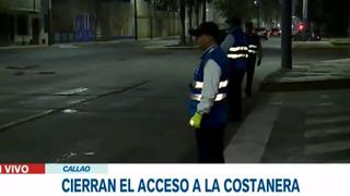 Callao: cierran temporalmente acceso de la costanera por oleajes anómalos | VIDEO