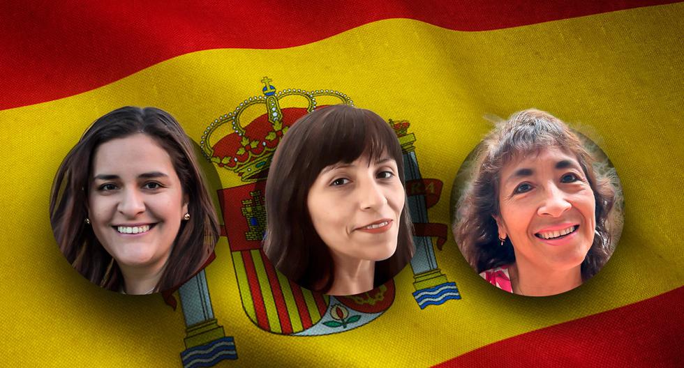 Ana Lucía Rodríguez, María Elena Muñoz y Claudia García Meza son tres exbecarias que estudiaron en prestigiosas universidades de España para sus maestrías y doctorados. (Comercio)