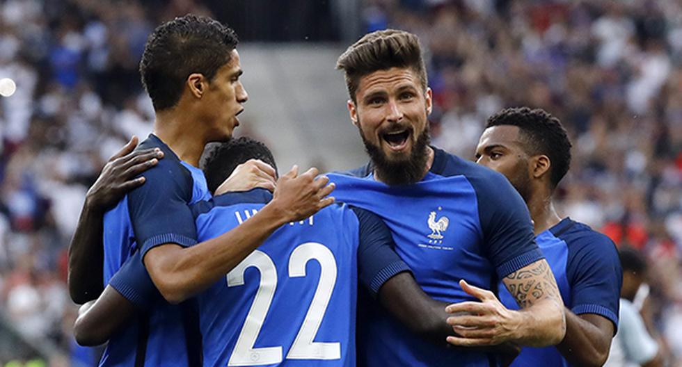 Francia vs Inglaterra se enfrentan EN VIVO y EN DIRECTO este martes 13 de junio a las 2:00 pm (Horario peruano - 7:00 pm GMT - 9:00 pm Europa), desde el Stade de France por amistoso internacional FIFA. (Foto: EFE)