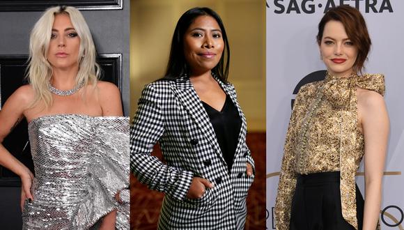 Oscar 2019. Lady Gaga, Yalitza Aparicio y Emma Stone son algunas de las mujeres nominadas a los premios de este año. (Foto: Agencia)