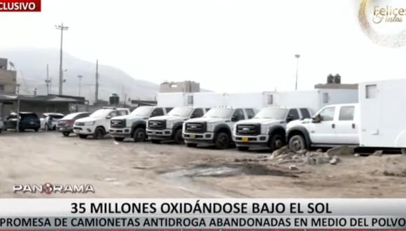 Unas 12 camionetas de la Policía que portan rayos X para detectar droga se encuentran abandonadas pese a que costaron 35 millones de soles. (Foto: Panorama)