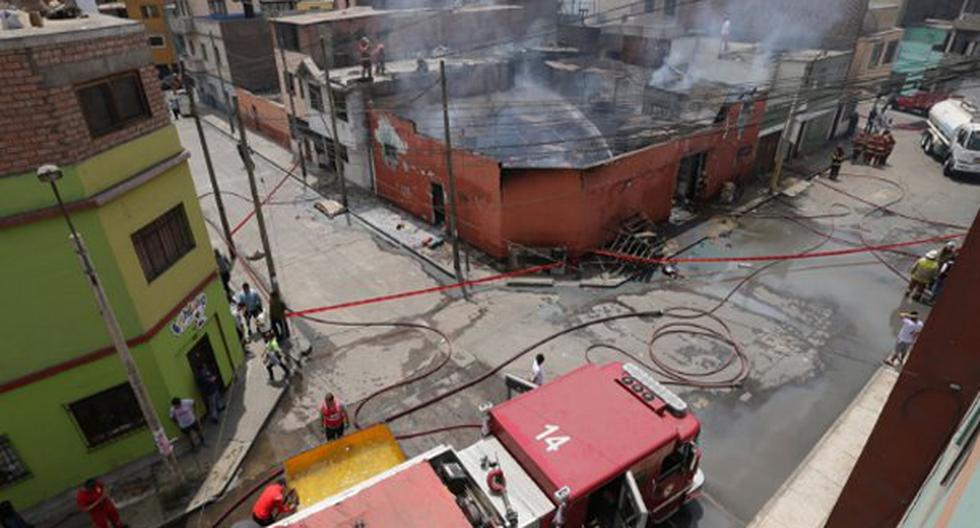 Las causas del incendio son desconocidas. (Foto: Andina)