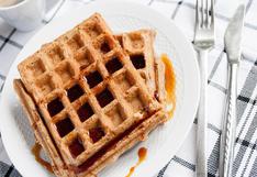 Waffles de manzana: saludables y fáciles de preparar 