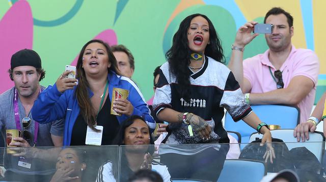 La euforia de Rihanna en la final del Mundial - 1