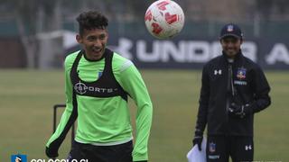 Christofer Gonzales: su primer entrenamiento en Colo Colo