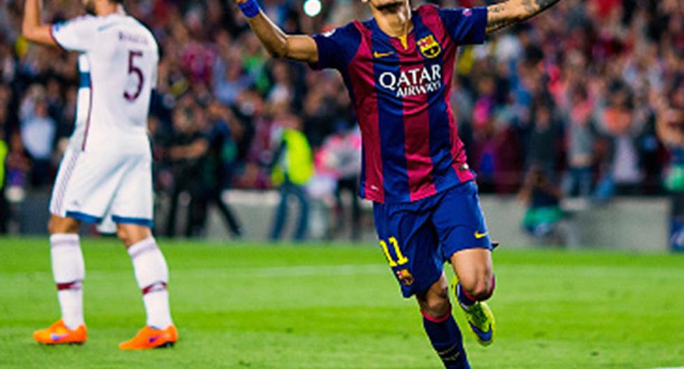 Neymar esta en el once ideal de la UEFA. (Foto: Getty Images)