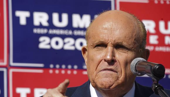 Rudy Giuliani, abogado del presidente de Estados Unidos Donald Trump. (Foto: Bryan R. Smith / AFP).