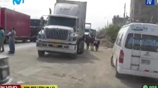 La Libertad: tránsito en la Panamericana Norte fue reabierto tras bloqueo por huelga de ronderos | VIDEO 