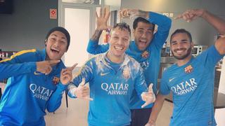 Neymar celebró cumpleaños de Adriano con emotivo mensaje