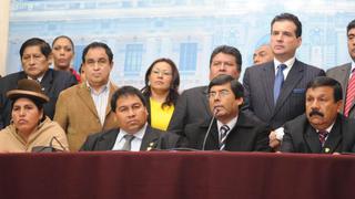 Bancada de Gana Perú rechazó acusaciones sobre presuntos actos proselitistas