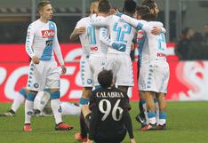 Milan vs Napoli: resultado, resumen y los goles del partido por la Serie A