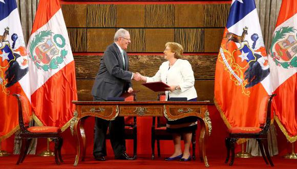 Conoce detales de la declaraci&oacute;n conjunta firmada entre los presidentes de Per&uacute; y Chile. (Foto: Presidencia de la Rep&uacute;blica)