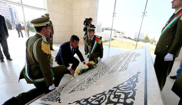 Humala visitó la tumba del líder palestino Yasser Arafat - 1