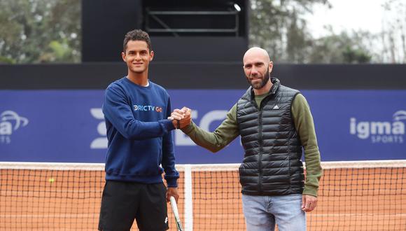 Retrato a Luis Horna y Juan Pablo Varillas, raqueta N° 1 de Perú según el ranking ATP. (Foto: Jesús Saucedo / @photo.gec)