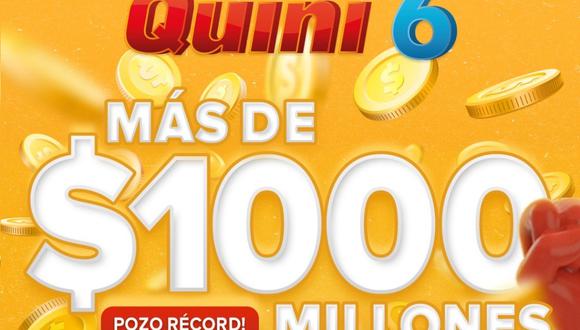 Sorteo Quini 6 del domingo 19 de junio: números ganadores de la ‘Lotería de Santa Fe’ (Foto: Facebook/Quini6).