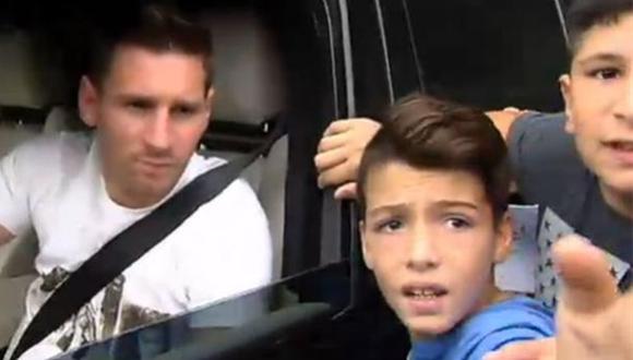 La increíble reacción de un niño al encontrarse con Leo Messi
