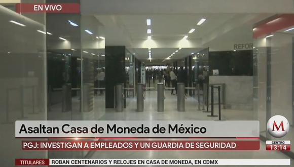 Los delincuentes escaparon y la policía viene realizando una intensa investigación en Ciudad de México. (Foto: Captura de tv)
