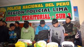 Policía detuvo a 18 personas por diversos delitos en Lima Sur