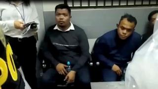 Aeropuerto Jorge Chávez: capturan a cuatro ciudadanos de Malasia con 27 kilos de droga | VIDEO