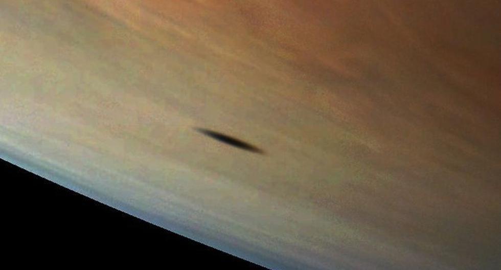 NASA y la sombra en Júpiter. (Foto: NASA/JPL-Caltech/SwRI/MSSS/Gerald Eichstädt)