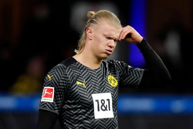 Erling Haaland and the option to go to Barcelona.  (Photo: AP)