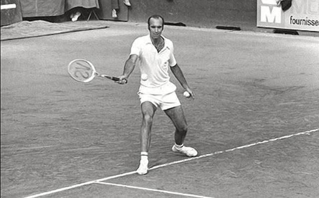 2-Andrés Gimeno, 34 años y 10 meses -Roland Garros 1972. (Foto: Internet)
