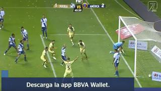 América vs. Puebla: error de Anderson Santamaría le da el gol a Oribe Peralta | VIDEO