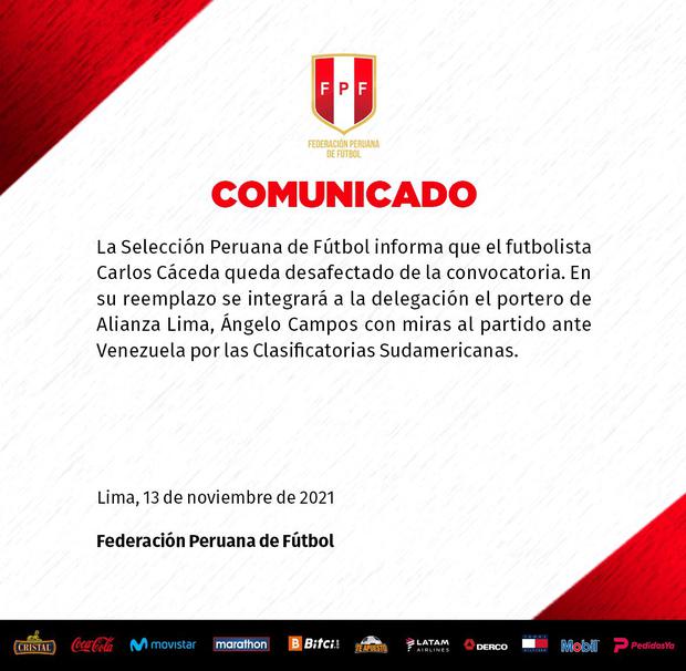 Convocatoria de Ángelo Campos a la selección peruana | Foto: FPF.
