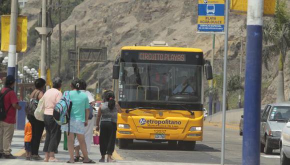 Metropolitano: servicio de playas trasladó 50 mil personas