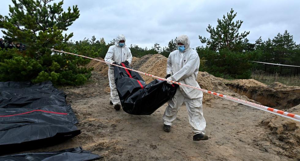 Exhumed more than 120 bodies in liberated territory in the Donetsk region
