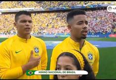 Perú vs. Brasil: así se remeció el Arena Corinthians con el himno del 'Scratch' | VIDEO