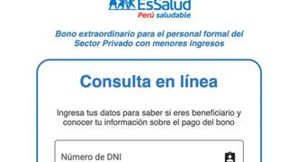 Bono 210 soles, link EsSalud: Sepa quiénes pueden cobrar el subsidio hoy, jueves 17