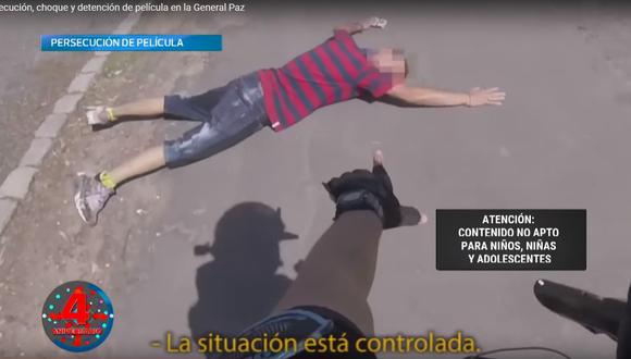 La cinematográfica persecución de un peligroso delincuente en Argentina | VIDEO