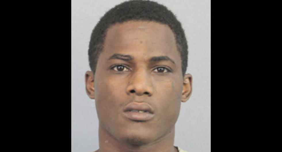 Jermar Jerome Roberson, de 25 años, se declaró culpable tras haber sido acusado de dispararle a una mujer en la cabeza. | Foto: Twitter / Oficina del Sheriff de Broward