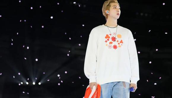 RM, líder de BTS, debutará como presentador de un programa cultural en la TV. (Foto: Instagram)