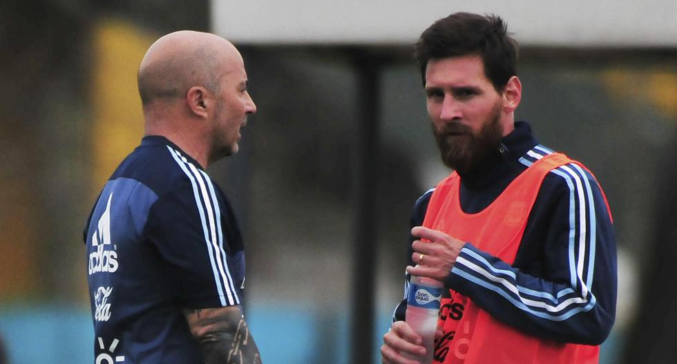 Jorge Sampaoli se refirió al presente de Lionel Messi en la selección de Argentina. | Foto: Getty Images